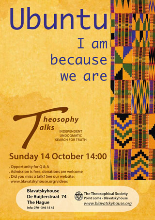 Ubuntu: I am because we are - Sunday October 14th